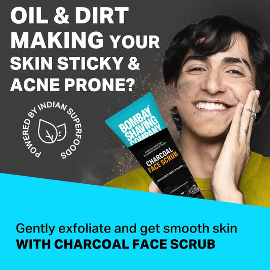 Charcoal Face Scrub, 45g (Pack of 2)