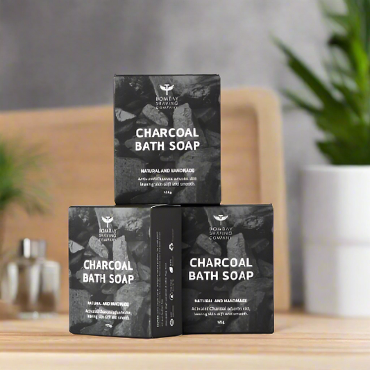 Charcoal Bath Soap, 125g (Pack of 3)