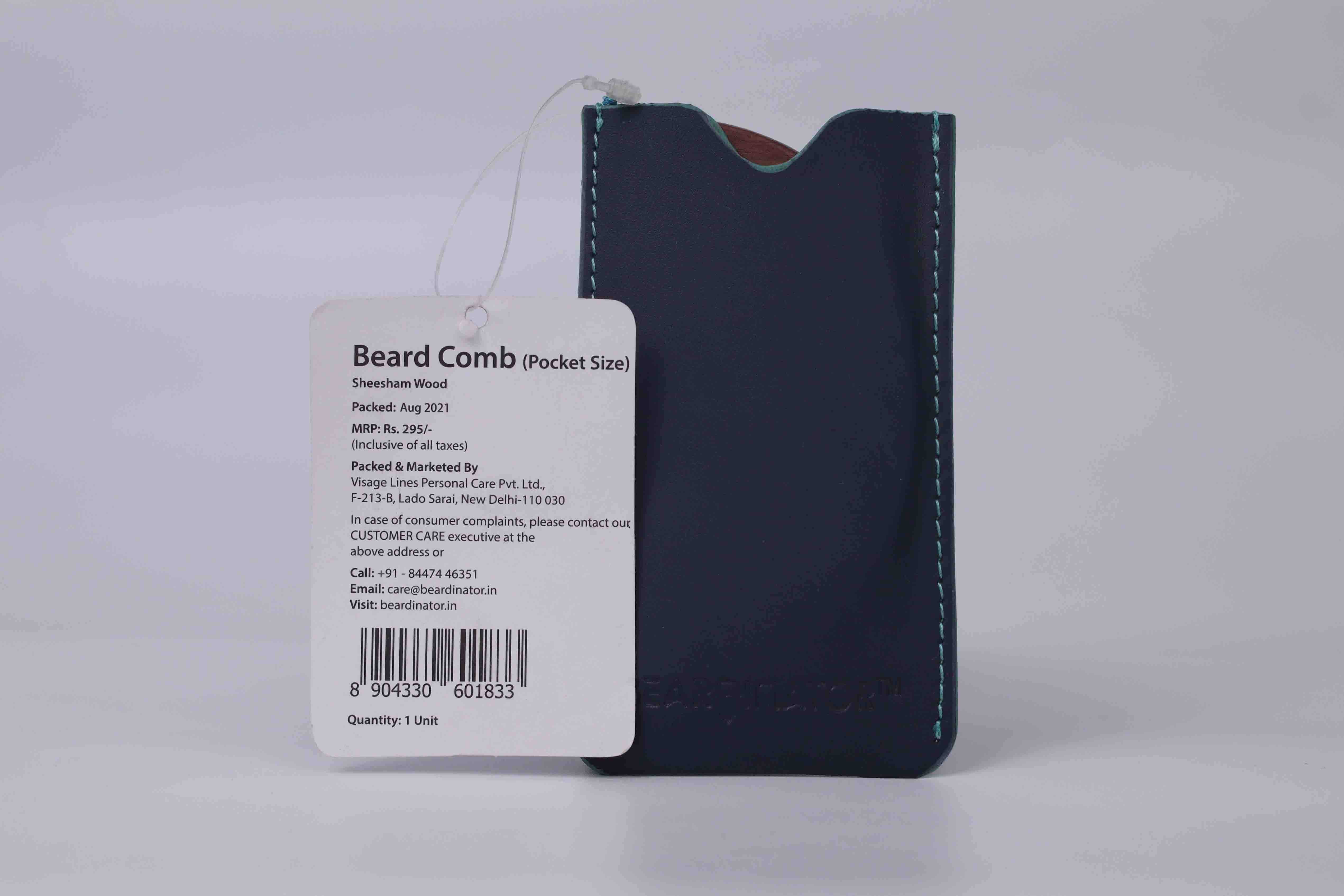 Beard Comb Pocket Size comb sheath