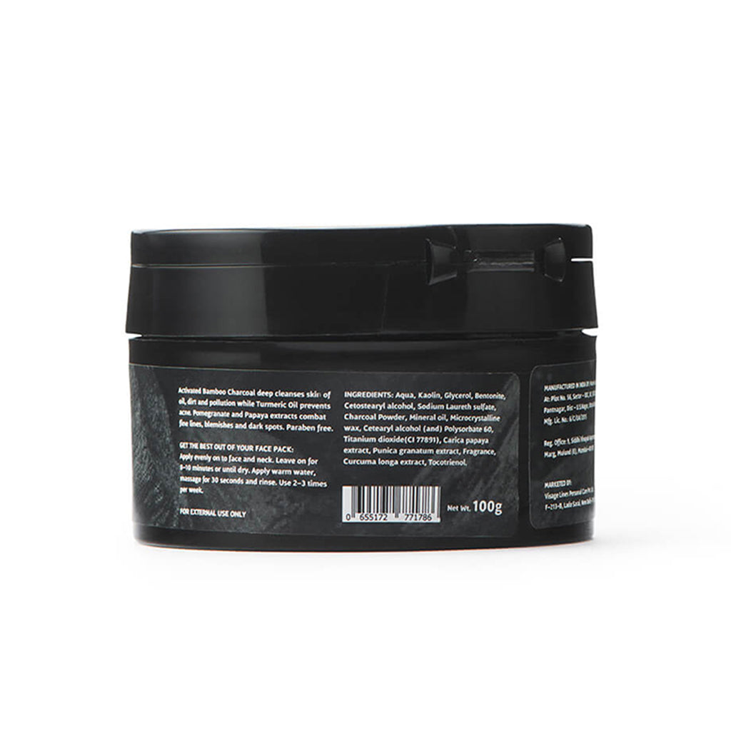 Charcoal Face Pack 50g | Bombay Shaving Company