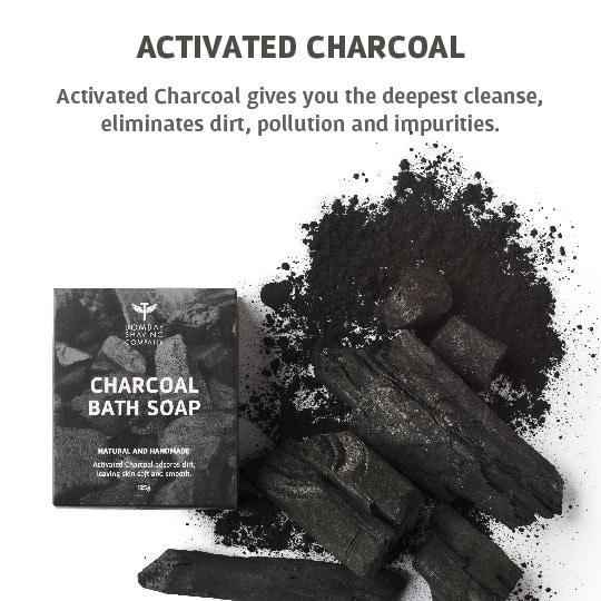 CHARCOAL BATH SOAP - Bombay Shaving Company